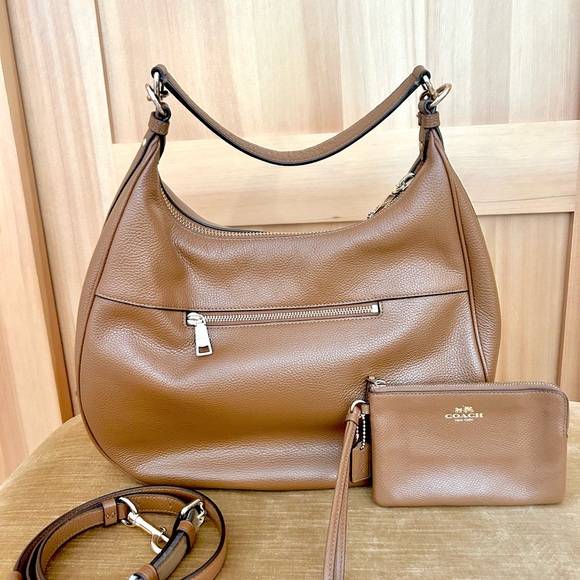 Coach Brown Leather Women's Bag Set - Picture 3 of 4